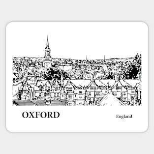 Oxford England Sticker